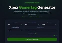 Xbox Gamertag Generator