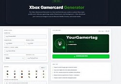 Xbox Gamercard Generator